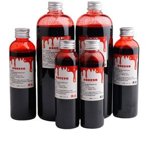 Accessoires de sang pour Halloween, faux sang, sachets de sang, pommade sanguine, sang artificiel, maquillage de farce de vampire, sachets de sang - Product Image 4