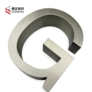 Stainless steel metal sign Custom 3D metal signage channel letter signs