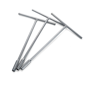 <span class=keywords><strong>Clé</strong></span> à douille satinée de type T au chrome vanadium <span class=keywords><strong>6</strong></span>-<span class=keywords><strong>19mm</strong></span> <span class=keywords><strong>Clé</strong></span> hexagonale à barre en T - Product Image 5