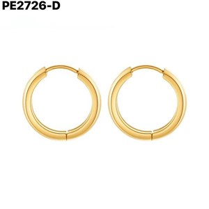 Pendientes de Moda 3*14 ARO Hoop PE2726 para Mujer, Joyería de Alta Calidad - Product Image 2