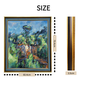 Tái tạo các mỏ đá bibmus của Paul czanne-in kỹ thuật số ấn tượng trên vải trang trí nhà thân thiện với môi trường - Product Image 4