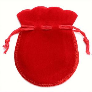 Pochette en velours de luxe personnalisée avec logo 7*9cm 9*12cm, pour boucles d'oreilles, collier, bracelet, bague, petits cadeaux, emballage, sac à cordon, pochette à bijoux - Product Image 5