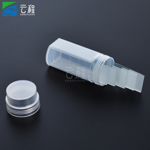 White Plastic Staining Jar 5-Slide Holder Acid And <b>Alkali</b> Resistant Laboratory Use - Product Image 3