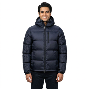 New High Quality OEM Custom logo <b>Men</b> Winter Fashion <b>Hooded</b> Coat <b>Jacket</b> Casual Warm Clothes <b>Mens</b> Streetwear <b>Puffer</b> <b>Jacket</b> - Product Image 1