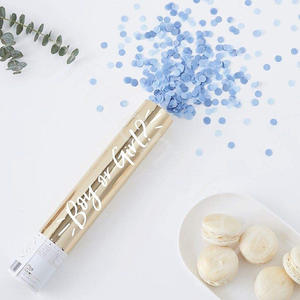 Cañón de confeti popper <span class=keywords><strong>tirador</strong></span>, aire comprimido de mano, metal, <span class=keywords><strong>dorado</strong></span>, para boda - Product Image 2