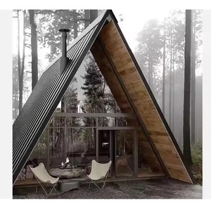 Casa Contenedor Vacacional Transpirable en Forma de A, Contemporánea, con 2 Pisos, Balcón, Atracción Turística, Fácil Instalación - Product Image 1