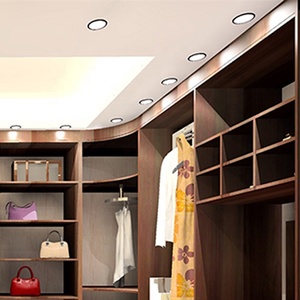 KINGV — meuble de chambre à coucher moderne en rotin, pour vêtements, armoire de rangement ajustée à miroir, placard en mélamine <span class=keywords><strong>MDF</strong></span> - Product Image 5
