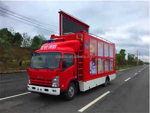 Japón Isuzu P4 P6 LED Mobile Stage Billboard Publicidad Camión Led Video Pantalla Camión Led Billboard Trailer - Product Image 6