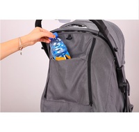 Poussette bébé SHUANGXING SX-S600, nouvelle poussette pliable avec cadre en alliage d'aluminium, barre de traction, pliage à une touche, poussette élégante pour tout-petits de 0 à 3 ans