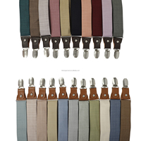 Ensemble d'accessoires en lin pour anniversaire, pour fête bohème, avec sangles élastiques réglables, accessoire de mariage
