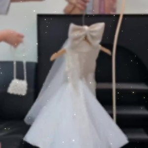 Princess Style Summer Sleeveless Sequined Bowknot <strong>Dress</strong> for <strong>Kids</strong> Girls' O-Neck Opaque Tulle Birthday Party Wear Pearls - Product Image 6