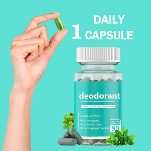 Capsule Deodoranti OEM con Clorofilla <span class=keywords><strong>per</strong></span> Freschezza Ascellare, Controllo dell'Alito e Supporto Completo contro gli Odori Corporei - Product Image 3