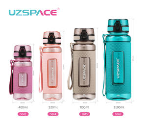Bouteille d'eau sportive UZSPACE Unique Wholesales 800 ml, anti-fuite et sans BPA, en Tritan, avec infuseur à thé, pour les voyages, la salle de sport et l'école - Product Image 5