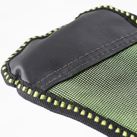Chaise de camping pliante pour hamac intérieur extérieur avec pompon à franges en dentelle macramé avec oreiller