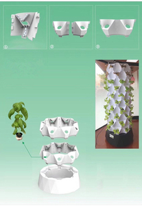 Système d'irrigation goutte à goutte automatique commercial pour jardin vertical hydroponique, conception multicouche pour l'<span class=keywords><strong>arrosage</strong></span> des légumes-feuilles, avec <span class=keywords><strong>pompe</strong></span> - Product Image 6