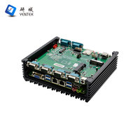 PC Industrial Integrado Sin Ventilador Intel Celeron J6412 DDR4 2 Gigabit LAN 6 RS232 COM HD VGA Pantalla 4K Win10 11 Linux