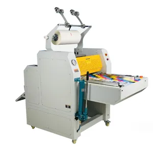 SG-550Z 490mm width hydraulic auto cutting laminating machine with over lap function