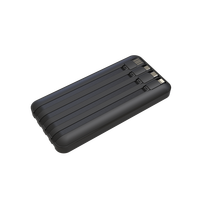 Batterie externe en alliage d'aluminium 10000 mAh avec quatre ports Type-C, charge rapide 37W, protection contre la surcharge, modèle F05 pour mobile - Vente en gros