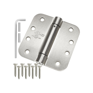 thumbnail image 2 of 2 Pack Self-Closing Door Hinges - 4 Inch Spring Loaded With Adjustable Tension For Garage & Interior Doors 2 of 6