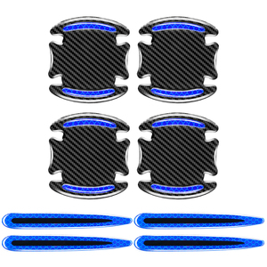 Adesivo Protettivo Universale per Maniglia Auto con Logo Personalizzato, Copertura Antigraffio in Fibra di Carbonio Riflettente - Product Image 1