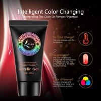 Gel Polygel à Changement de Température pour Extension d'Ongles, Sans HEMA ni DI-HEMA, Longue Durée, Séchage Rapide, Qualité Salon, pour Vente en Gros, OEM, ODM