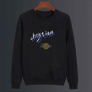 Sudadera con capucha blanca de marca de lujo para hombre, ropa de entrenamiento de talla grande con logotipo personalizable, sudadera de otoño famosa para parejas - Product Image 2