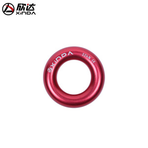 วงแหวนปีนเขาอลูมิเนียมอัลลอยด์ Xinda เส้นผ่านศูนย์กลางภายนอก 6.8 ซม. รับน้ำหนักได้ 2200 กก. อุปกรณ์ปีนเขาสำหรับกิจกรรมกลางแจ้ง - Product Image 4