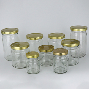 Hũ thủy tinh đựng thực phẩm, mật ong, mứt, hình tròn, trong suốt, có nắp, bán buôn, tùy chỉnh, dung tích 53/85/155/170/210/230/250/330/550ml - Product Image 1