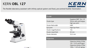 Balanza Veidt para Kern OBL 127 Binocular OBL 127 de Alta Precisión, Medición de hasta 0.01g para Trabajos de Laboratorio Precisos Pantalla Táctil - Product Image 3