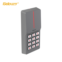 Clavier de contrôle d'accès autonome RFID étanche avec coque métallique IP65, PIN, DC12-24V, 2000 utilisateurs, vision nocturne, extérieur, bureau, OEM, CE, FCC