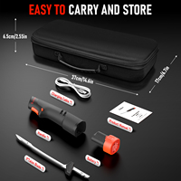 Couteau à filet électrique sans fil 12V, rechargeable, en acier inoxydable, étanche, portable, pliable, pour usage domestique et pêche en extérieur – Offre Spéciale