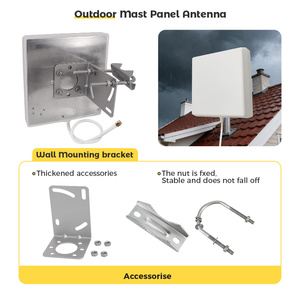 5G 698-4000MHz 고이득 9dbi 방수 벽걸이형 고정 방향성 실내외 DAS 3G 4G LTE 5G 패널 안테나 - Product Image 5