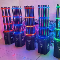XLIGHTING Équipement DJ Machine à papier à confettis Machine à tirer électrique Pistolet à confettis LED pour DJ Stage Disco Party Events