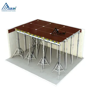 Zulin Aluminum Table Formwork Slab System With Drop Head And Steel Prop