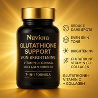 Capsules de glutathion haute pureté 20000 mg, gélules blanchissantes pour les taches brunes, le mélasma et l'éclaircissement de la peau