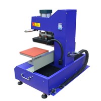 Mini presse à chaud pneumatique avec contrôle numérique PID, petite presse à chaud pour vêtements, transfert d'étiquettes en silicone