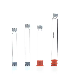 Flacon en verre rond transparent de 3 ml, emballé individuellement pour l'emballage de crème de soin de la peau - Product Image 3