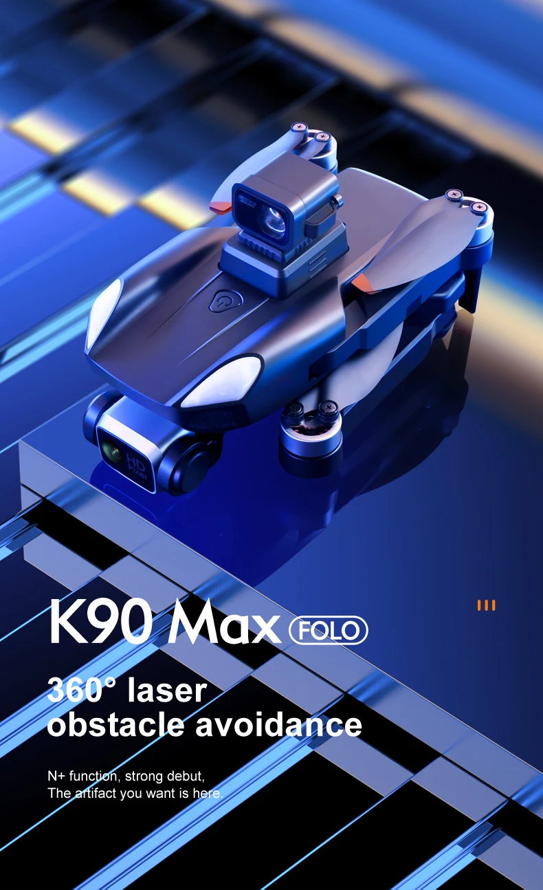 K90 Max drone, K90 Max FOLO_ 360" laser obstacle avoidance N+ function, strong debut 