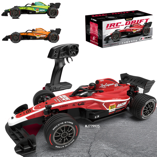 1:14 4WD Remote Control Brushed F1 Full-scale High-speed Car Race Car Stunt Drift Toy Remote Control Car Gift