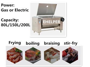 กระทะไฟฟ้าแบบพลิกได้สำหรับเชิงพาณิชย์ |   ความร้อนโดยตรง (แก๊ส/ไฟฟ้า) สำหรับการทอด ต้ม และตุ๋น |   ระบบ Easy-Tilt & Roll เพื่อการบริการอาหารที่ยืดหยุ่น - Product Image 5