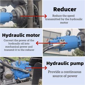 Brandneue 10 Kubikmeter Sinotruk NX 6x4 Betonmischer mit Motor Motor Getriebe zum Verkauf - Product Image 6