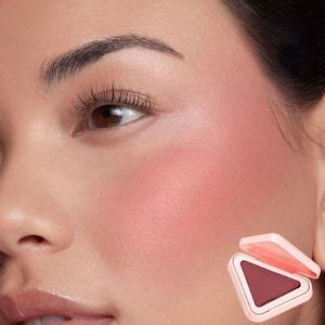 Nouvelle palette de blush minérale à logo personnalisé, haute pigmentation, multi-usages, pour des <span class=keywords><strong>joues</strong></span> et des lèvres d'apparence naturelle, blush vegan - Product Image 2