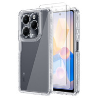 Coque de téléphone transparente combinée populaire pour Tecno Spark 20 Pro Triple 3 en 1 Forros 360 étui pour Tecno Spark Go 2024