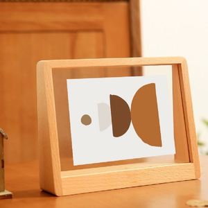 Marco de Fotos de Madera Sólida Ecológico de 6-10 Pulgadas para Decoración del Hogar, Elegancia Sostenible - Product Image 1