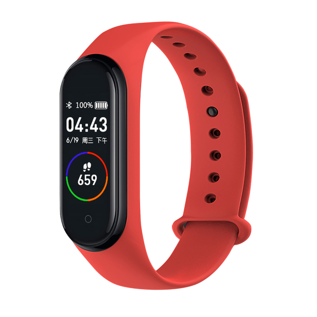 Wholesale Customizable Smart Watch M6 OLED Display Fitness tracker Waterproof Wrist Strap Mobile Phone Smart Watch