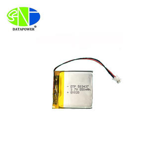 DTP503437 <span class=keywords><strong>Lipo</strong></span> <span class=keywords><strong>3.7V</strong></span> <span class=keywords><strong>550mAh</strong></span> 충전식 리튬 폴리머 배터리 - Product Image 2