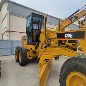 Niveleuse à moteur CAT 120H d'occasion à faible nombre d'heures de fonctionnement, poids opérationnel de 12,5 tonnes, avec moteur d'origine, à vendre - Product Image 6