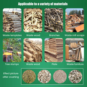 Máquina de molino de martillo de aserrín de madera portátil, diésel/gasolina/eléctrico, alta certificación CE ISO para procesamiento de troncos de madera - Product Image 2