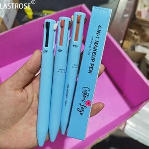 Không Thấm Nước Nhãn Hiệu Riêng Bút Kẻ Mắt Lông Mày Bút Chì Highlighter Lip Eye Lót Màu Hồng Dài Cuối Cùng Matte Mặt Cảm Ứng Up 4 Trong 1 Trang Điểm Bút - Product Image 2