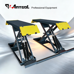 Rampe de levage de véhicule AnTool, élévateur de <span class=keywords><strong>voiture</strong></span>, 1,23 m de haut, capacité de 3,5 T, conception à double <span class=keywords><strong>circuit</strong></span> d'huile, élévateur à ciseaux à levée moyenne - Product Image 6